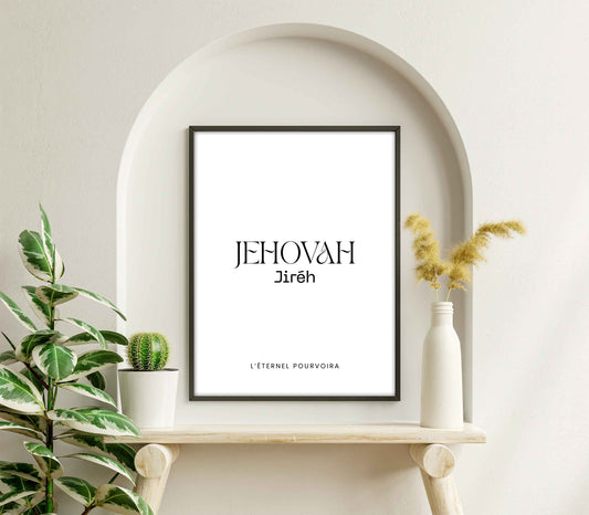 Jehovah Jiréh, l' Éternel pourvoira poster
