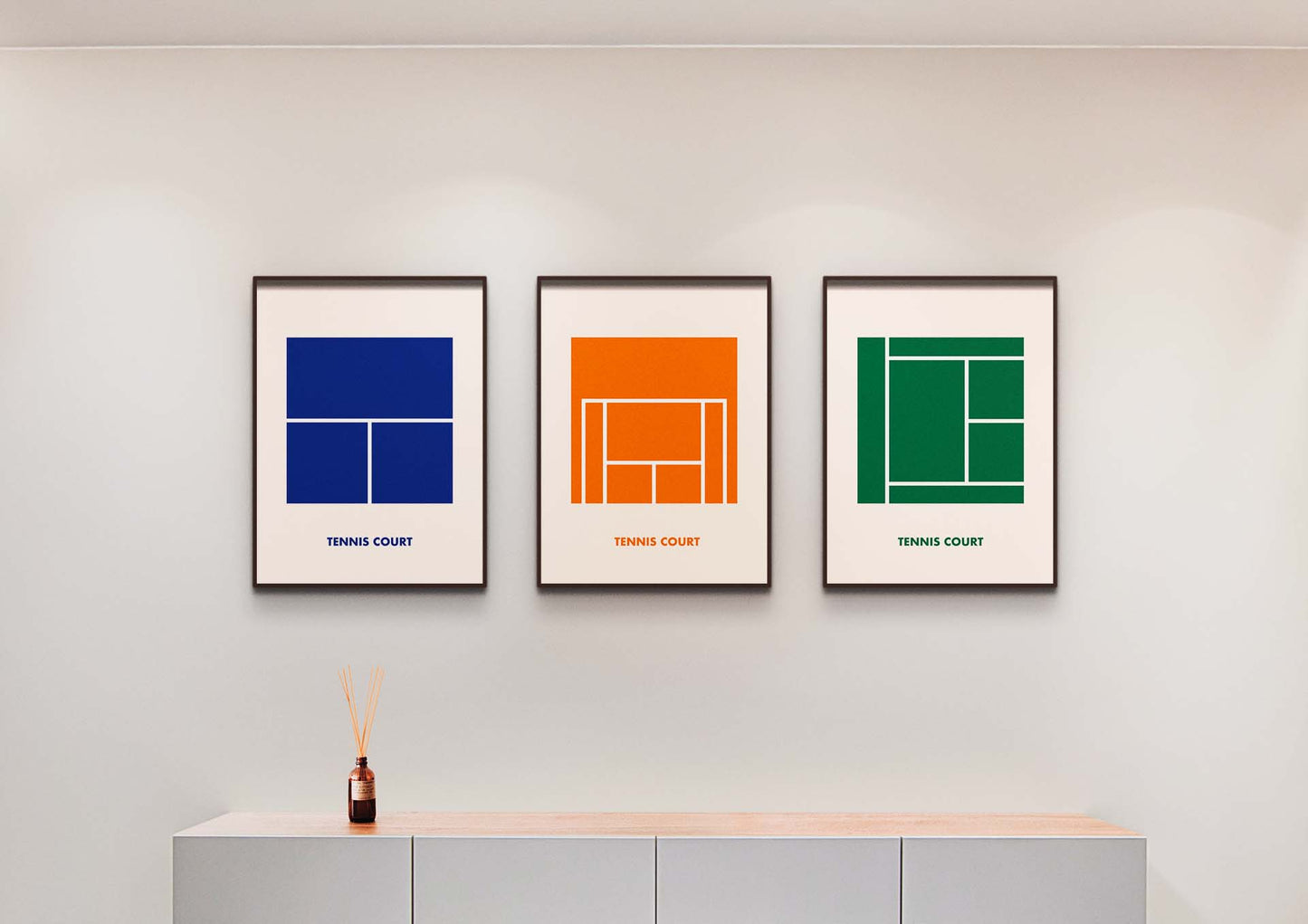 3 affiches de tennis disponible sur la boutique chez didine