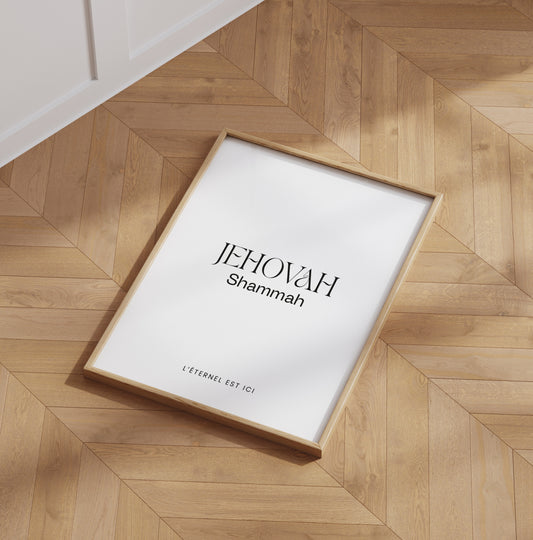 Chez didine boutique d'affiche collection Jeohavah