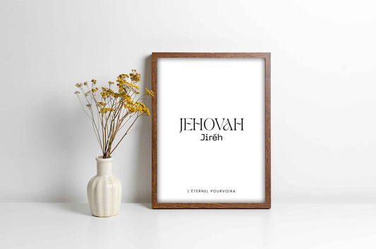 Jehovah Jiréh, l' Éternel pourvoira poster