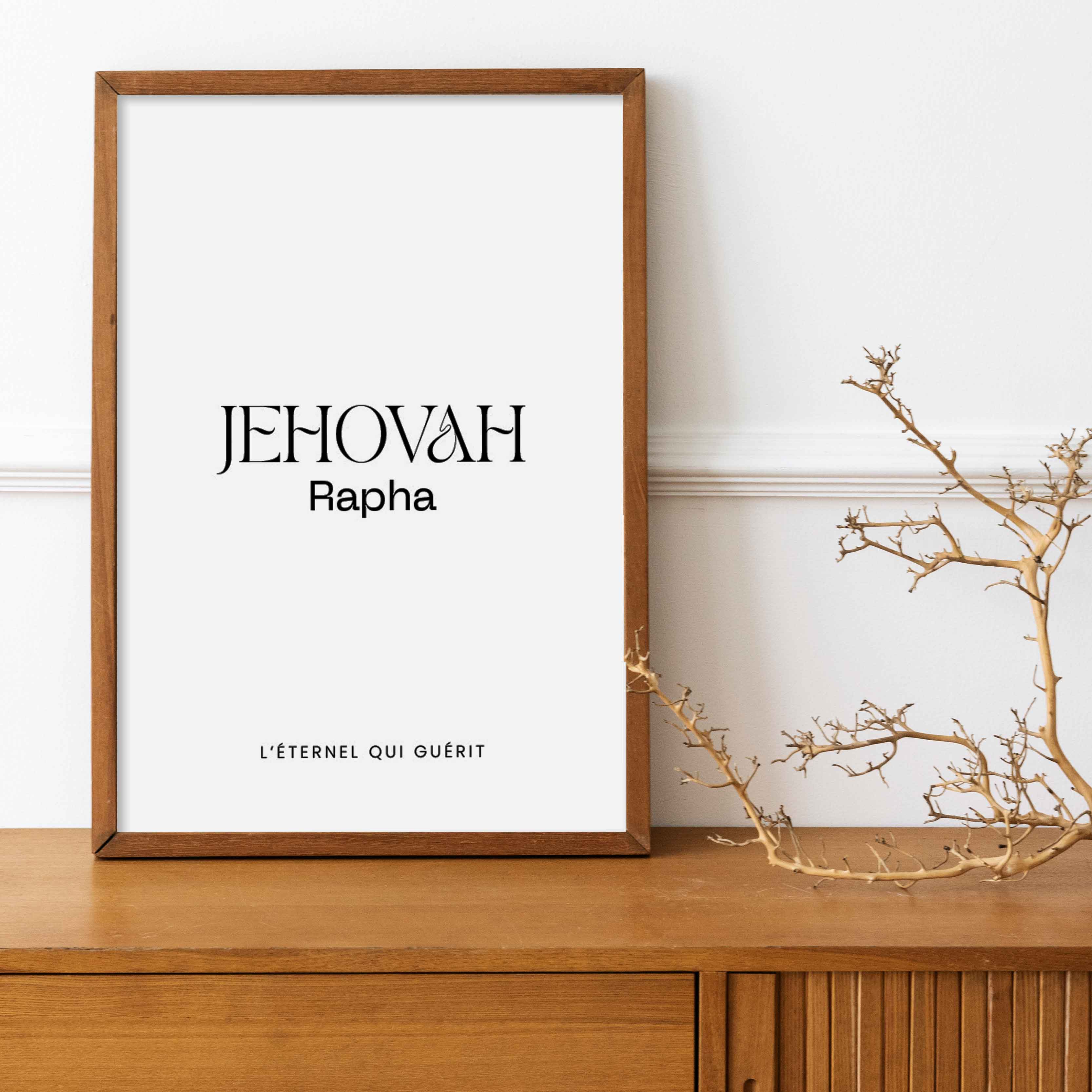 Jehovah Rapha, l'Éternel guérit poster