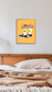 Affiche Sneakers en fleur 30x40 cm, bouquet de fleurs dans des baskets illustrées - Chez Didine