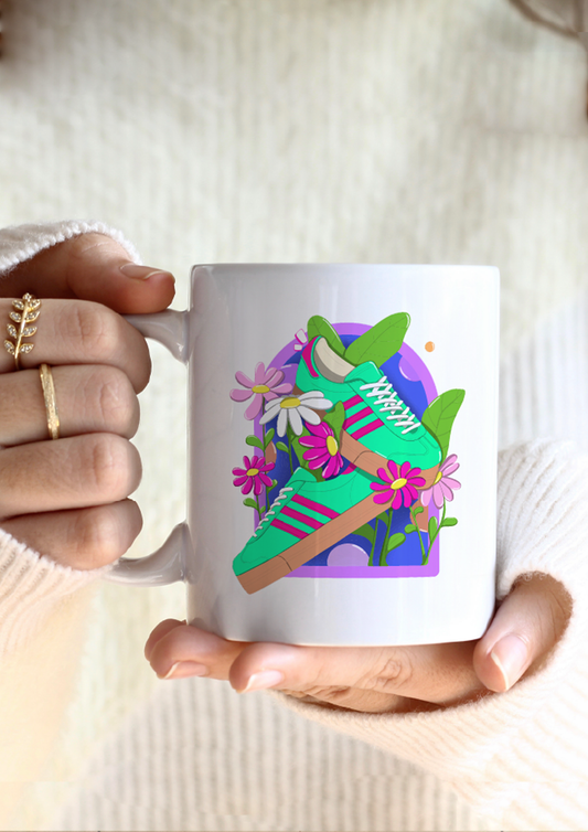 Tasse en céramique - Blossom Sneaker Art