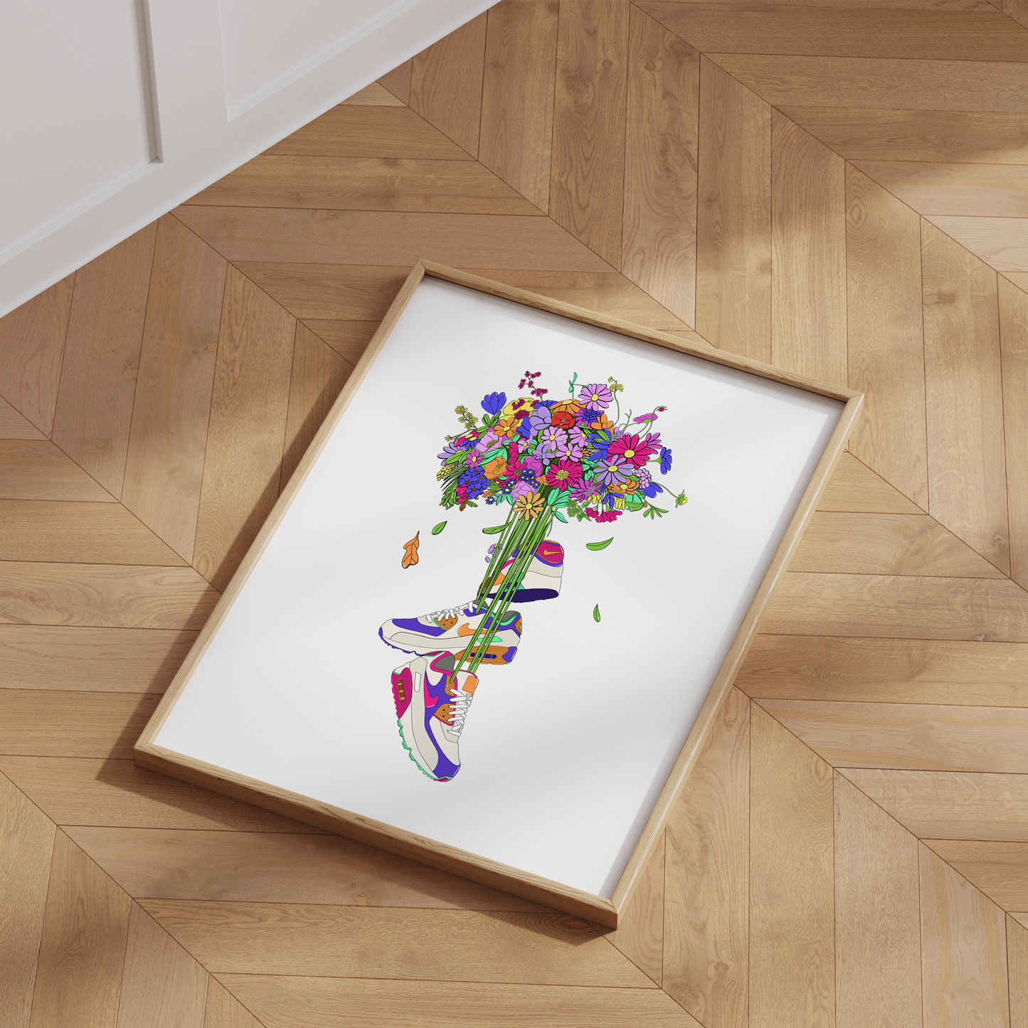 Bouquet of sneakers - poster