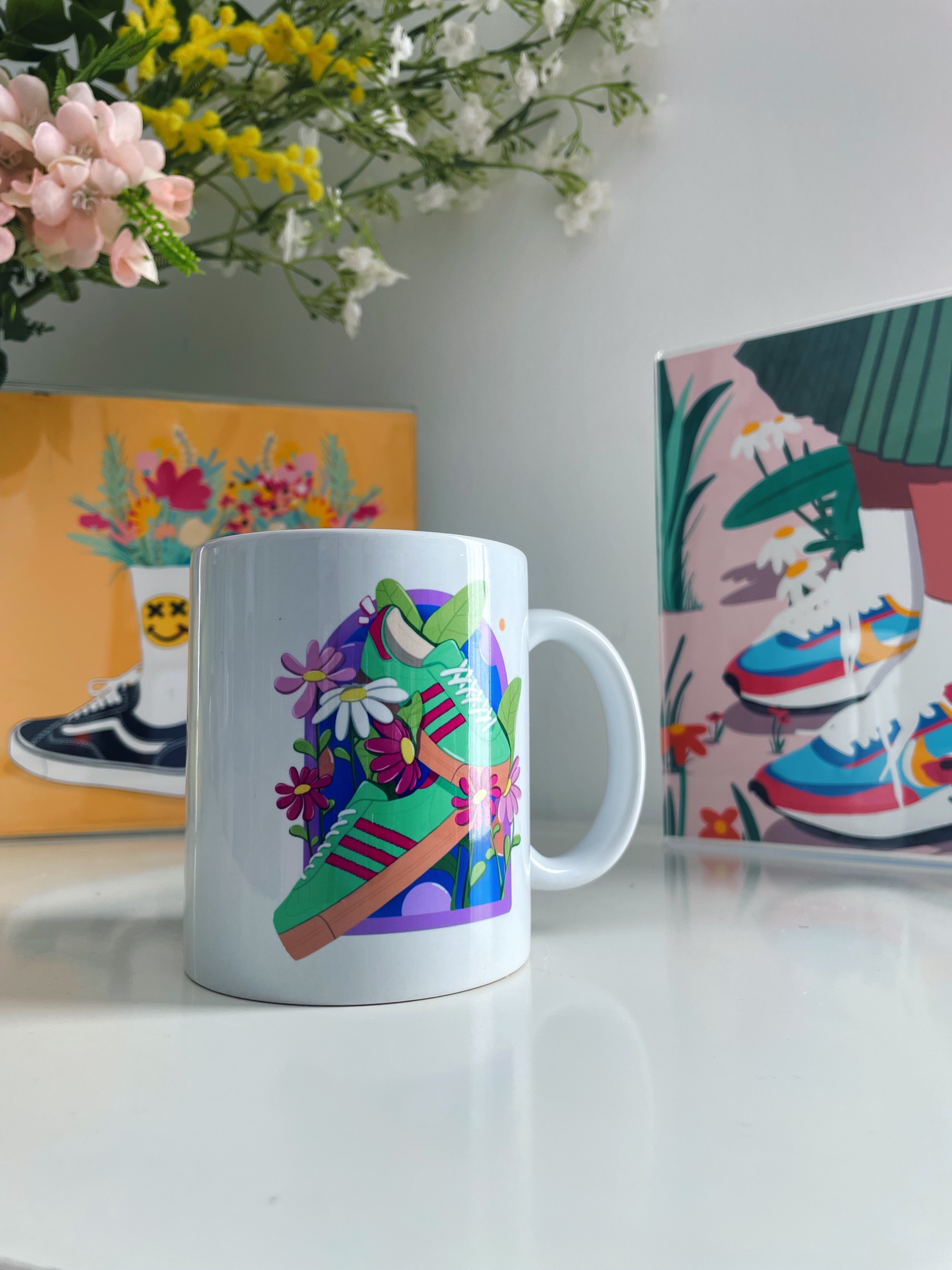 Tasse en céramique - Blossom Sneaker Art