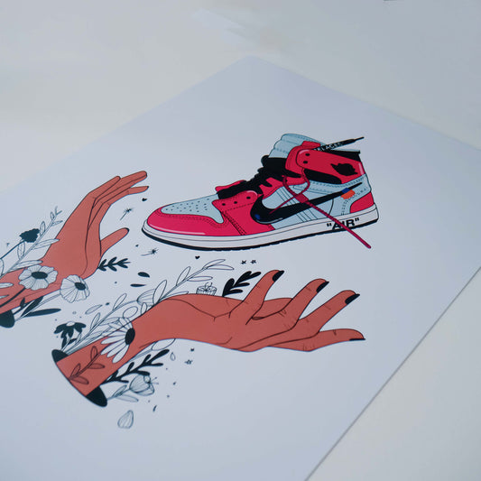 L'impression est réalisé en France à Amiens au studio Chez didine. Une impression de qualité qui fait ressortir les couleurs grâce à son papier semi mat.