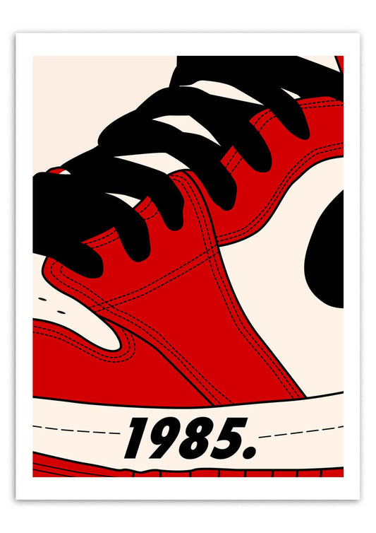 Affiche basket de sport. Une illustration imprimée sur un papier de qualité aux formats 30 par 40, en 40 par 59,4 cm, et 21 par 29,7 cm en 200 grammes.