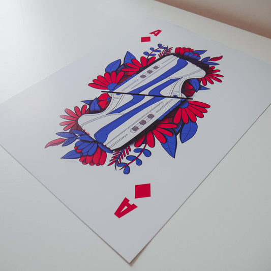 L'impression est réalisé en France à Amiens au studio Chez didine. Une impression de qualité qui fait ressortir les couleurs grâce à son papier semi mat.