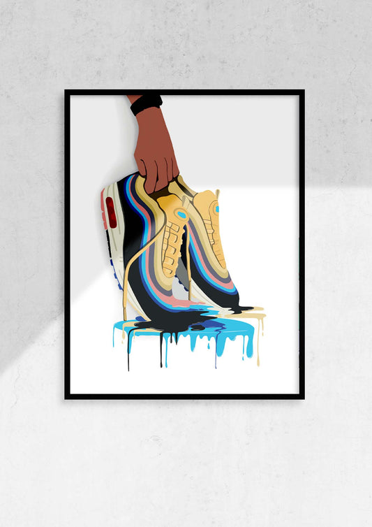 Une affiche aux formats 30 par 40 cm